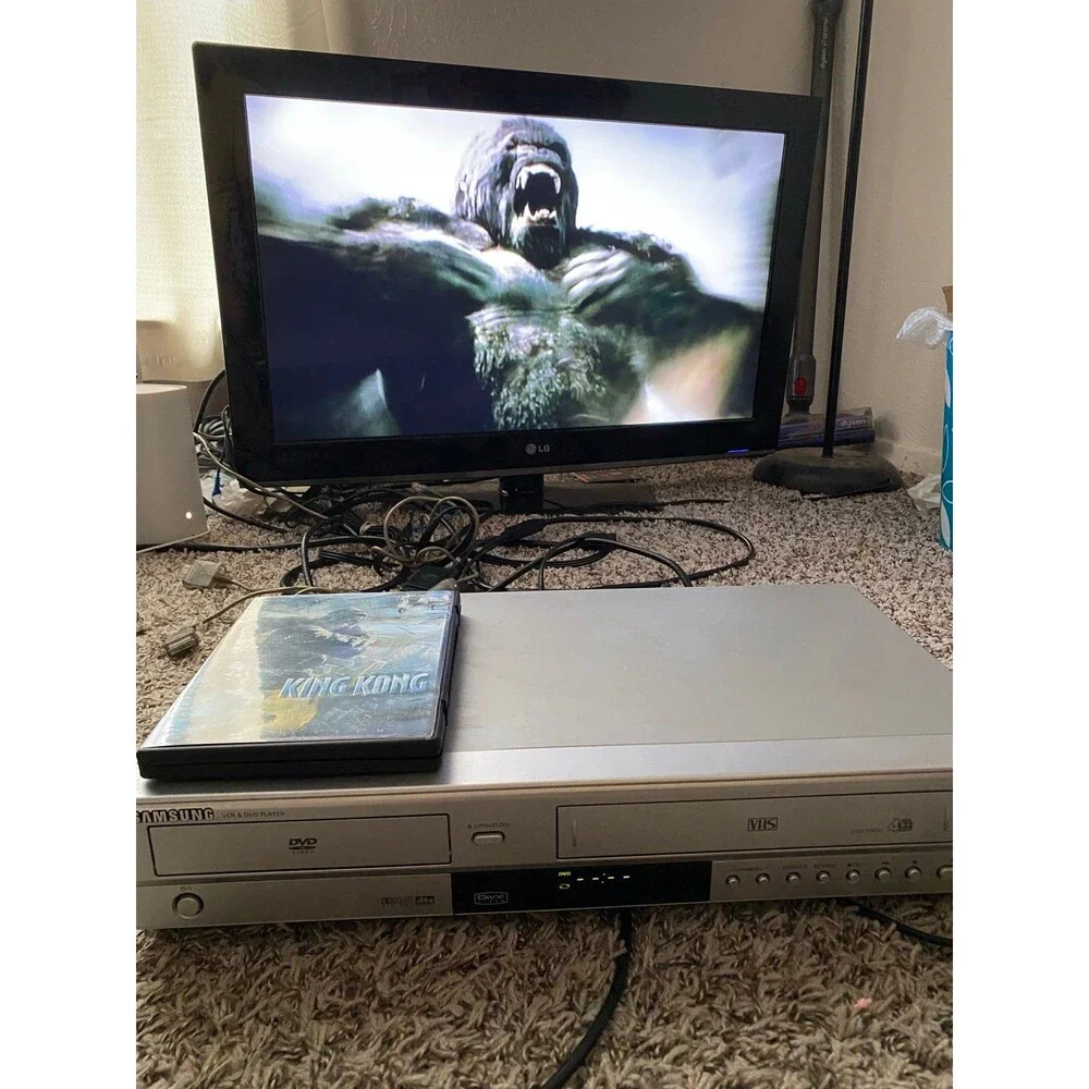 Samsung DVD-V5650 DVD VCR Combo Player 4-Head VHS Recorder TESTED & WORKS